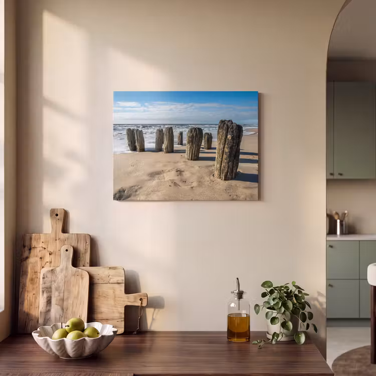 Tableau acoustique - Sable - Plage - Pôle - Eau - Été — 3