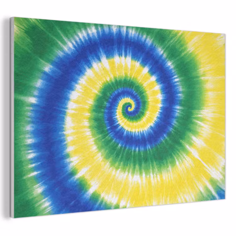 Tableau acoustique - Spirale - Verte - Rotative — 1