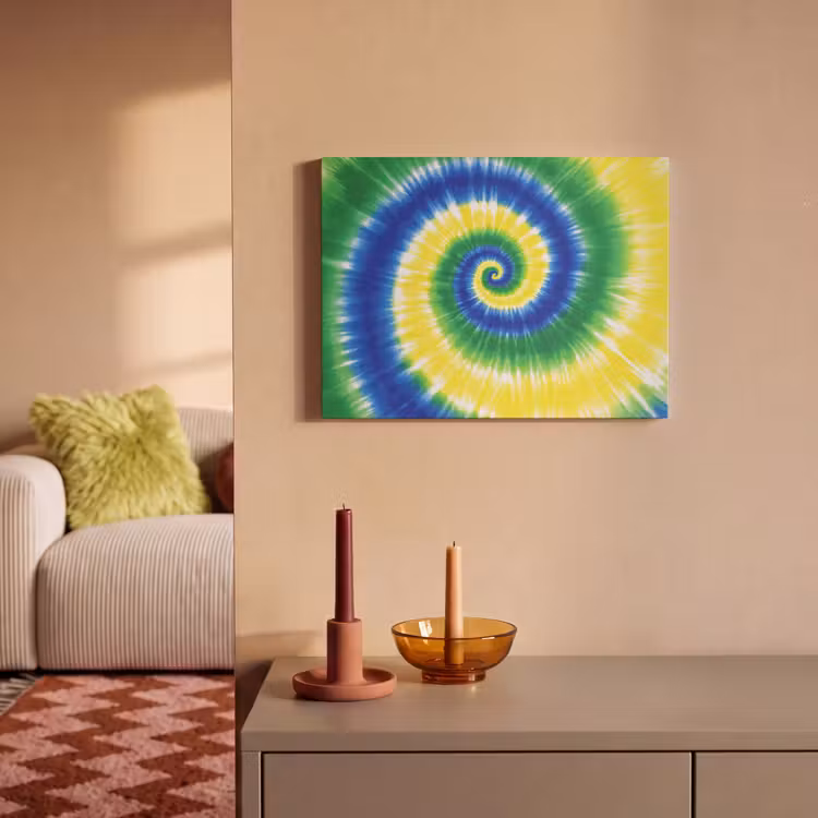 Tableau acoustique - Spirale - Verte - Rotative — 2