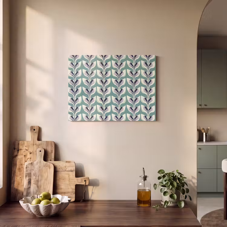 Tableau acoustique - Rétro - Moderne - Vert — 3