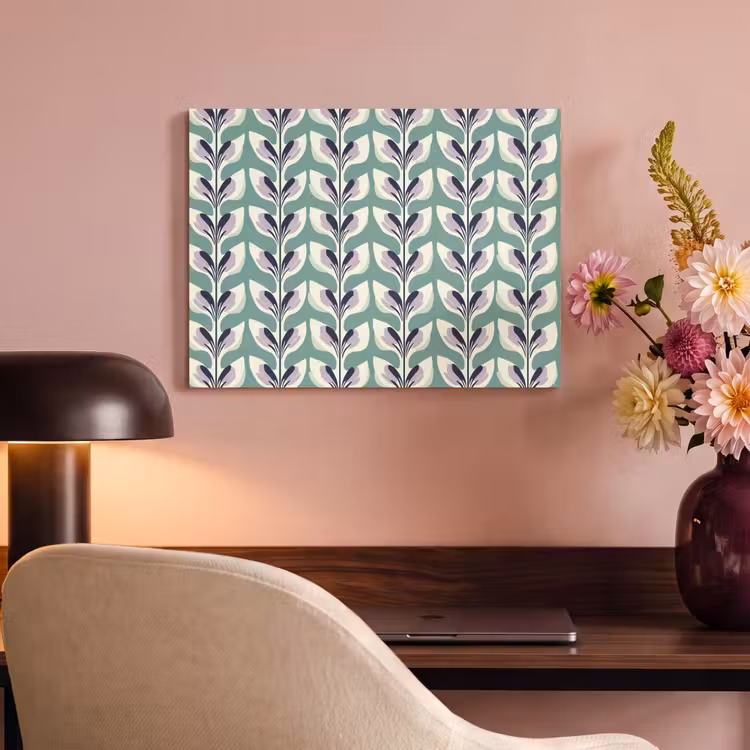 Tableau acoustique - Rétro - Moderne - Vert — 4