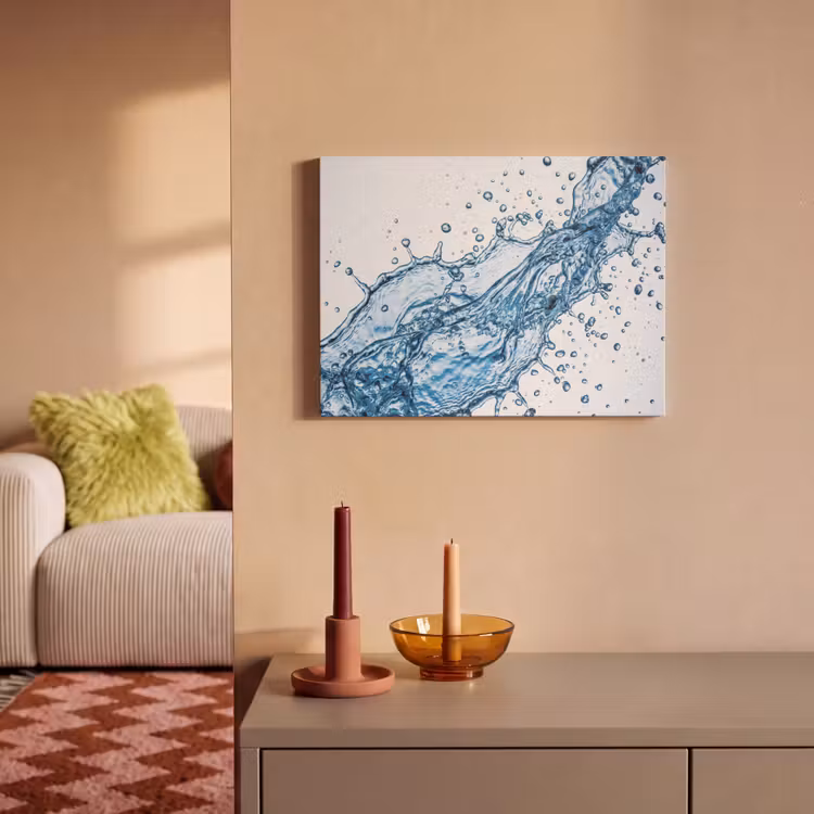 Tableau acoustique - Spash - Eau - Bleu — 2