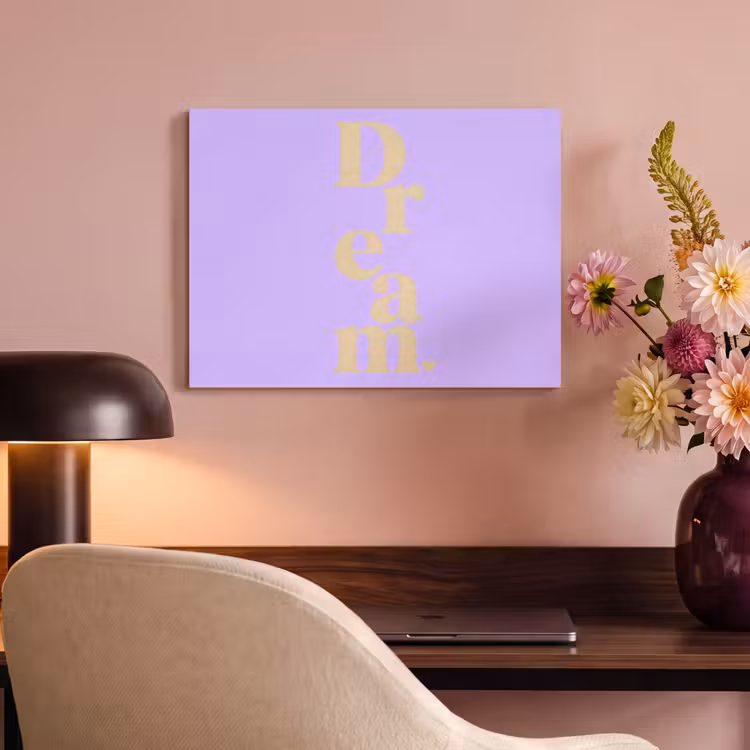 Tableau acoustique - Rêve - Violet - Typographique — 4
