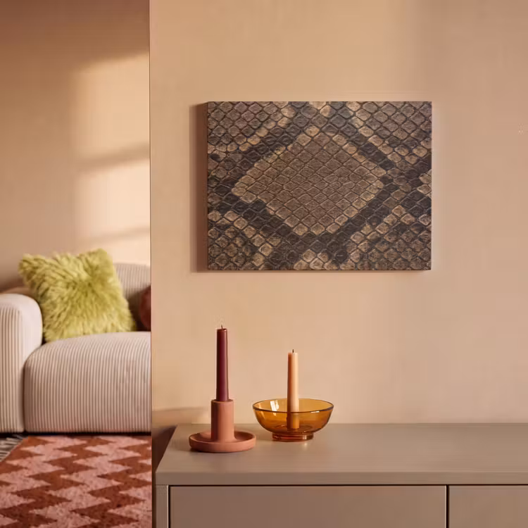 Tableau acoustique - Python - Écailles - Bronze — 2