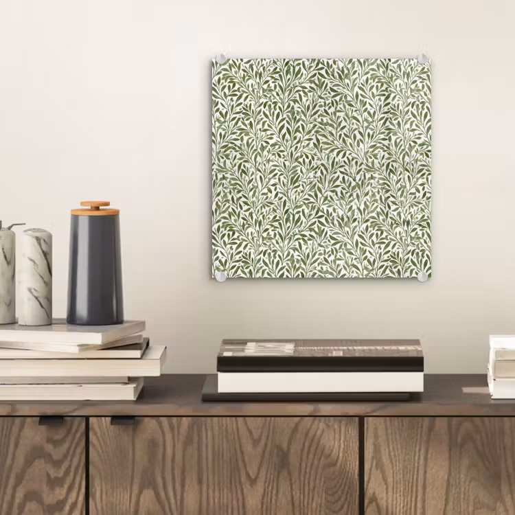 Tableau en verre - Botanique - Branches - Vert — 2