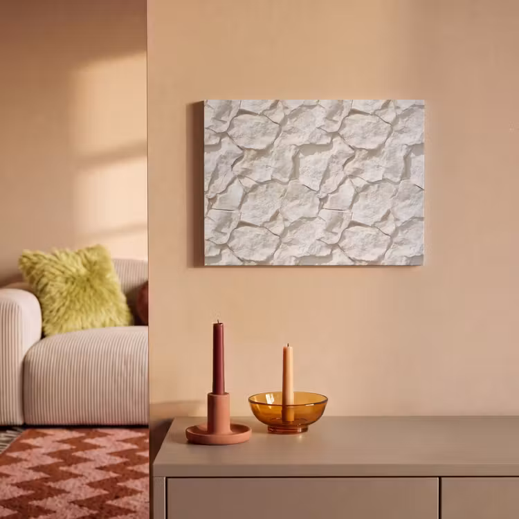 Tableau acoustique - Structure - Rock - Blanc — 2