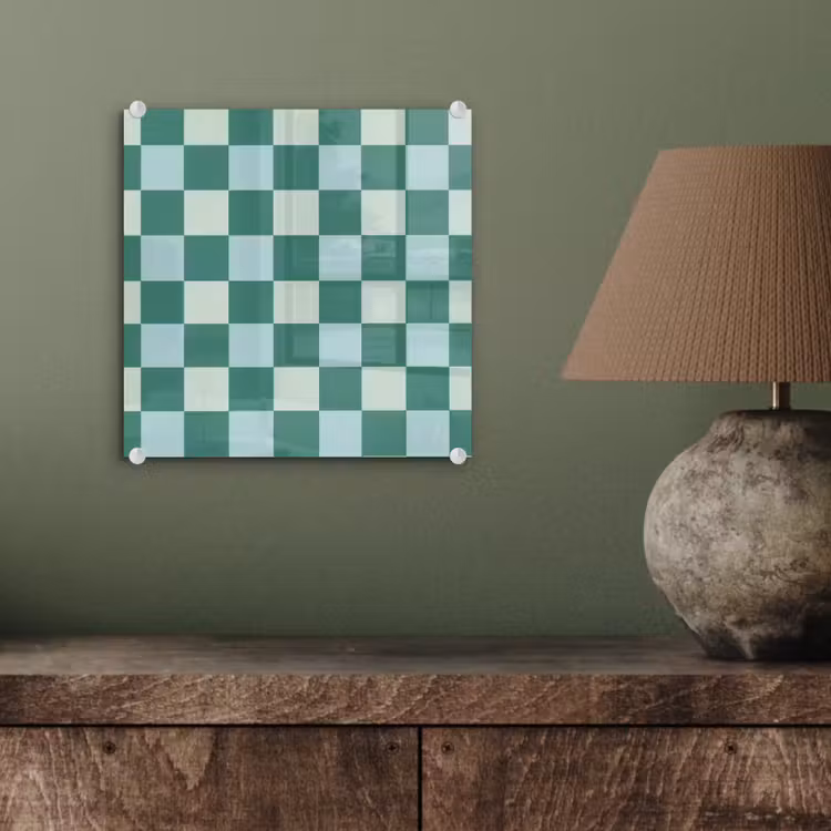 Tableau en verre - Échecs - Classique - Vert — 4