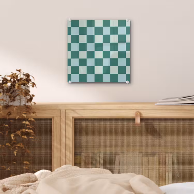 Tableau en verre - Échecs - Classique - Vert — 5
