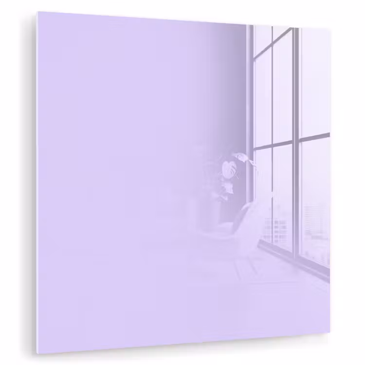 Tableau en verre - Clair - Orchidée - Violet — 1