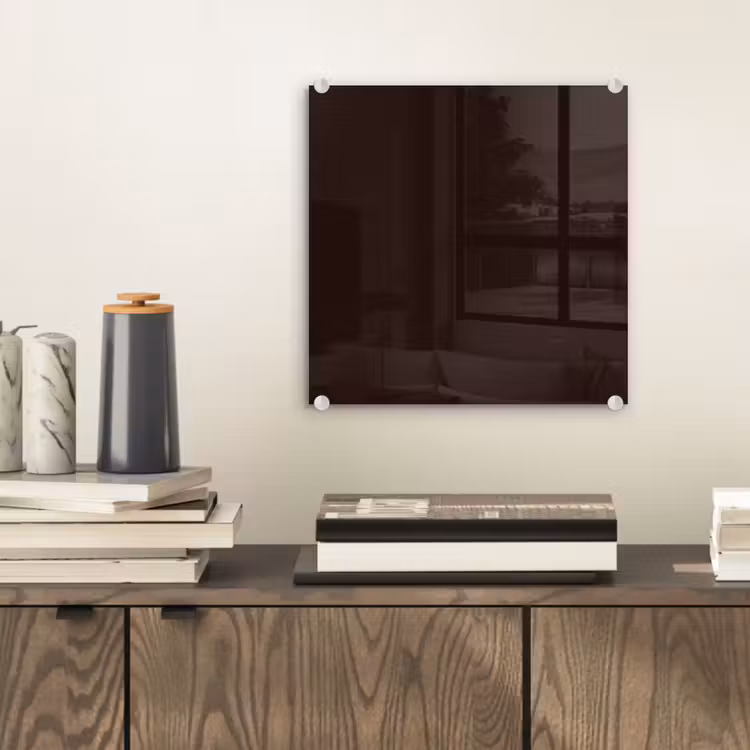 Tableau en verre - Deep - Obsidienne - Marron — 2