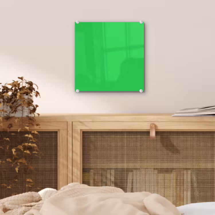 Tableau en verre - Menthe - Vert - Vert — 5