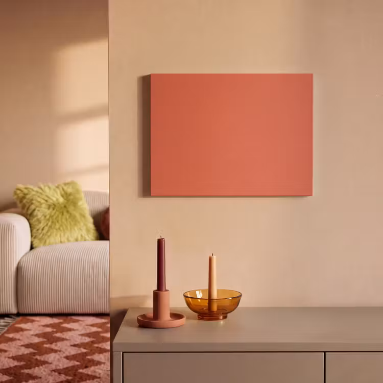 Tableau acoustique - Rustique - Argile - Orange — 2