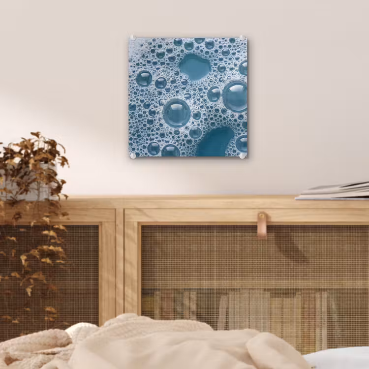 Tableau en verre - Mousse - Eau - Texture — 5