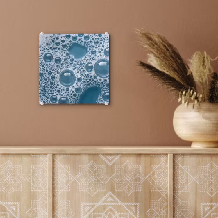 Tableau en verre - Mousse - Eau - Texture — 6