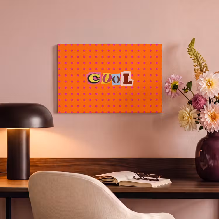 Tableau sur toile - Cool - Dots - Orange — 3