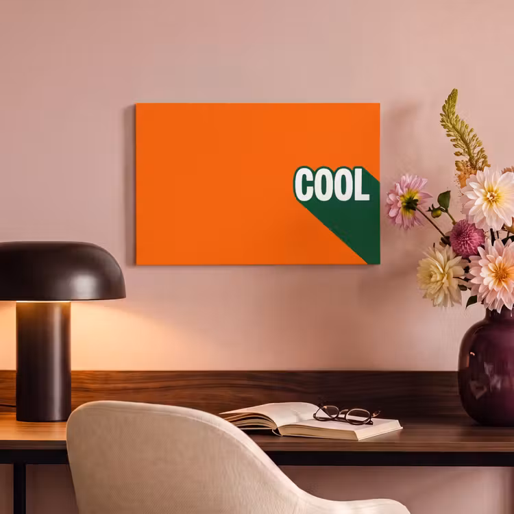 Tableau sur toile - Cool - Orange - Vert — 3