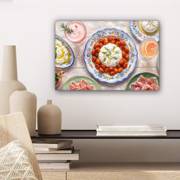 Tableau sur toile - Cuisine - Table - Divers - Moderne — 4