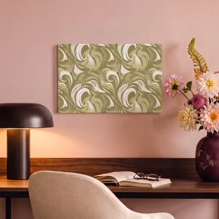 Tableau sur toile - Abstrait - Texture - Vert — 3