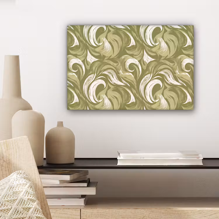 Tableau sur toile - Abstrait - Texture - Vert — 4