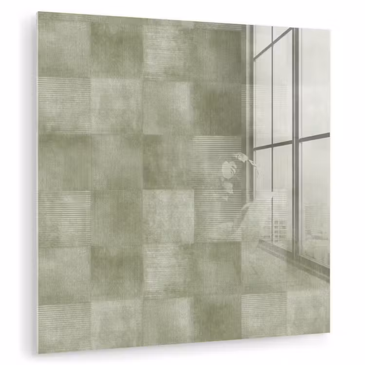 Tableau en verre - Plats - Rustique - Vert — 1