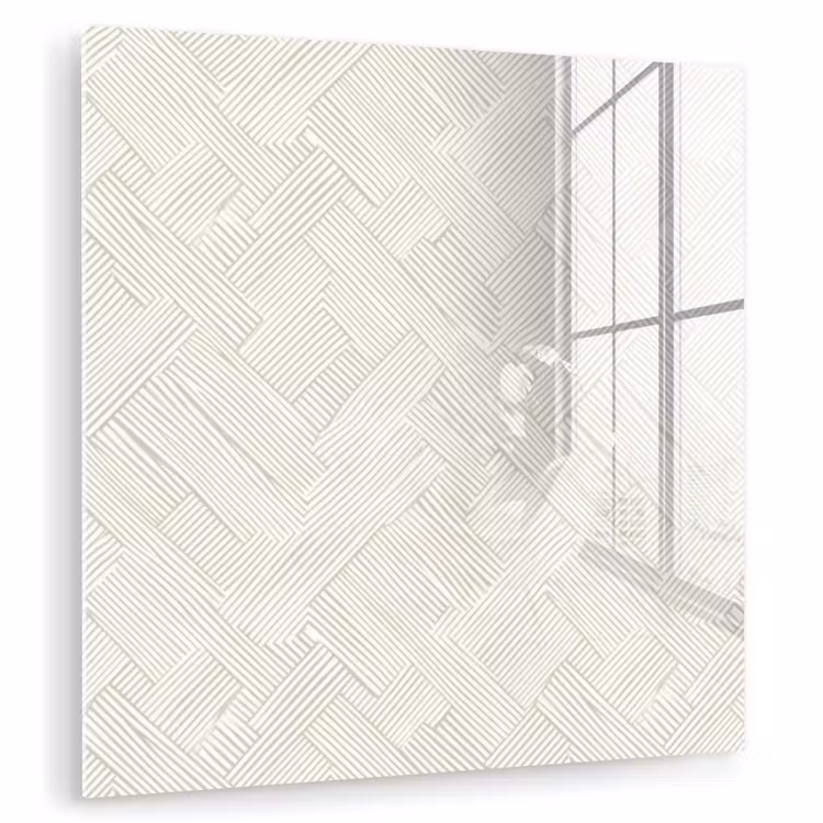 Tableau en verre - Texture - Abstrait - Beige — 1