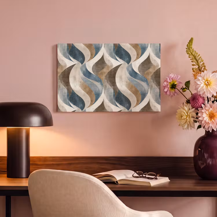 Tableau sur toile - Abstrait - Vagues - Coloré — 3