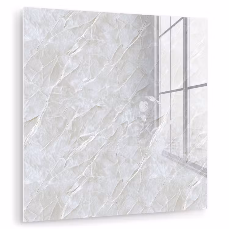 Tableau en verre - Surface - Texture - Gris — 1