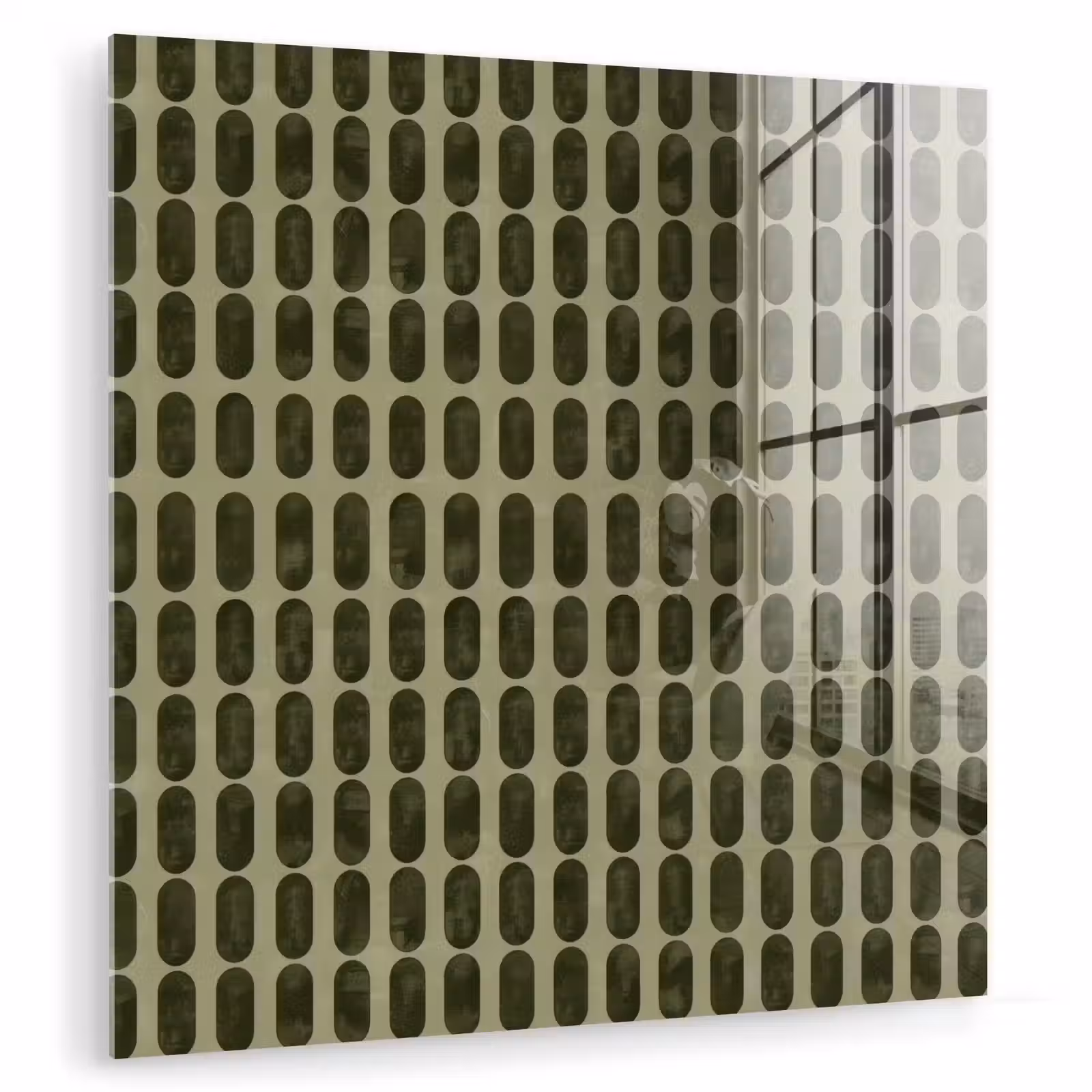 Tableau en verre - Rhythmic - Impact - Vert — 1