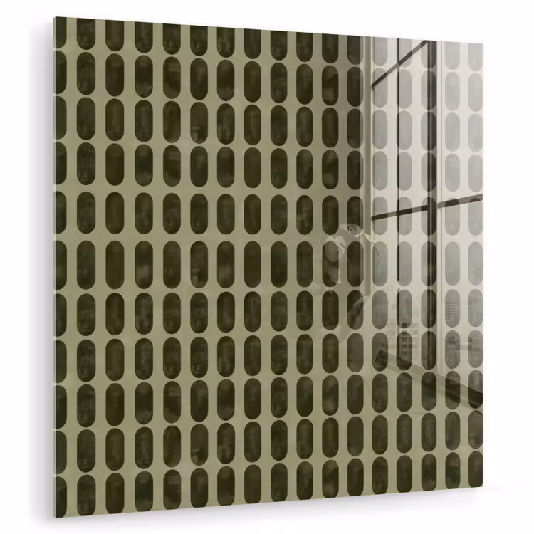Tableau en verre - Rhythmic - Impact - Vert — 1