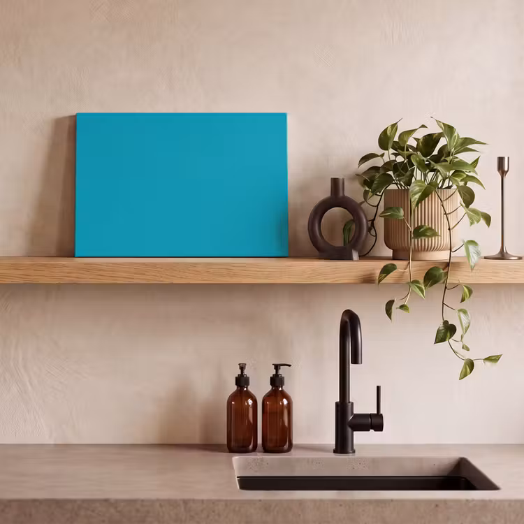 Tableau sur toile - Deep - Turquoise - Turquoise — 2