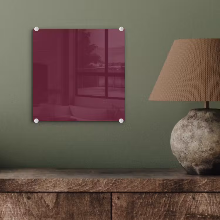Tableau en verre - Profond - Prune - Violet — 4