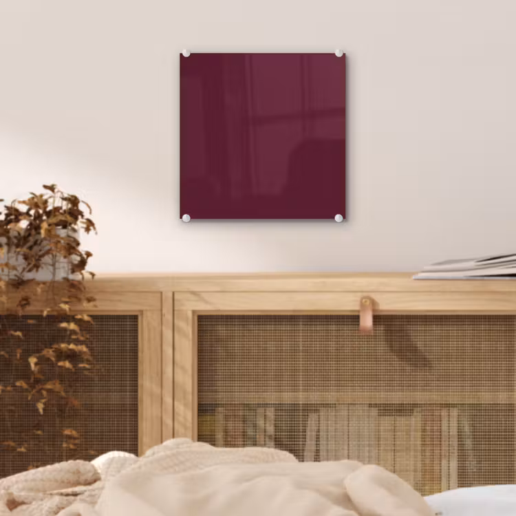 Tableau en verre - Profond - Prune - Violet — 5