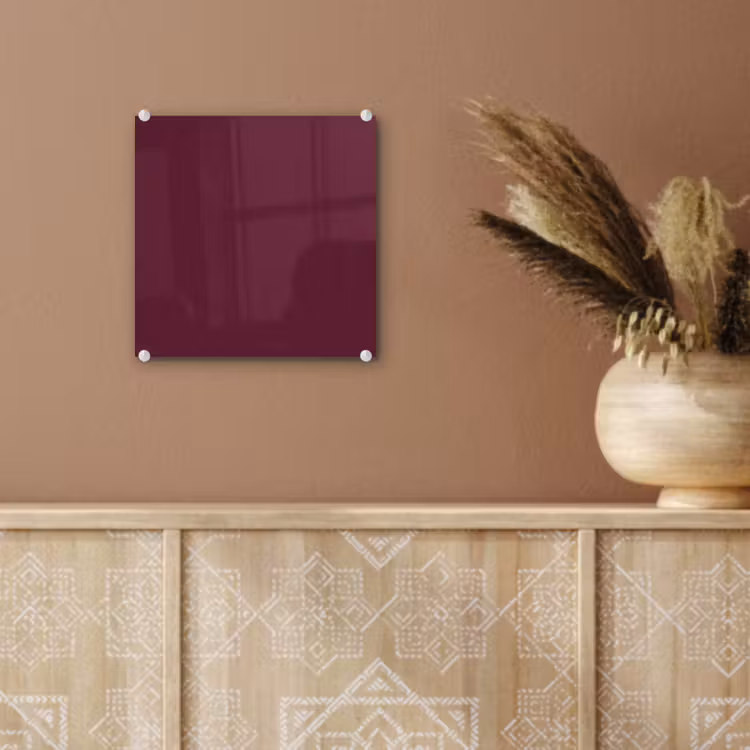 Tableau en verre - Profond - Prune - Violet — 6