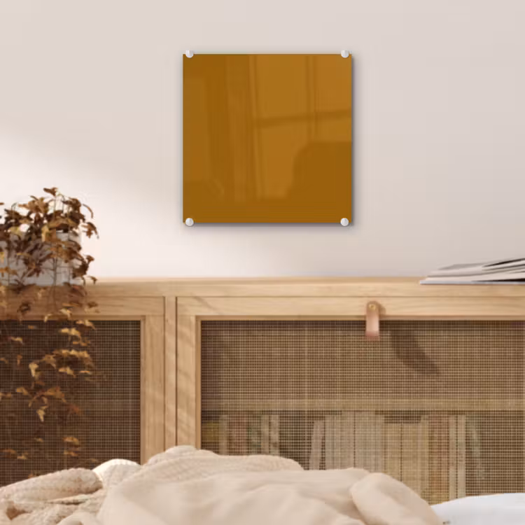 Tableau en verre - Ocre - Or - Jaune — 5
