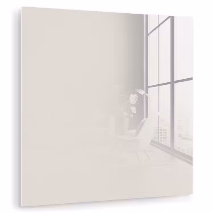 Tableau en verre - Silent - Grès - Gris — 1