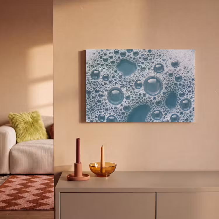 Tableau sur toile - Mousse - Eau - Texture — 1