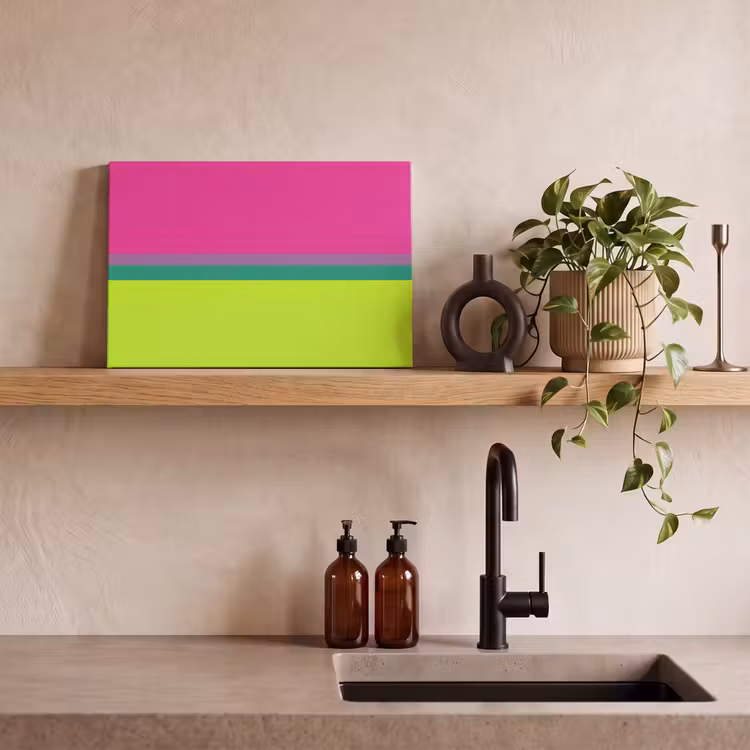 Tableau sur toile - Rayures - Moderne - Coloré — 2