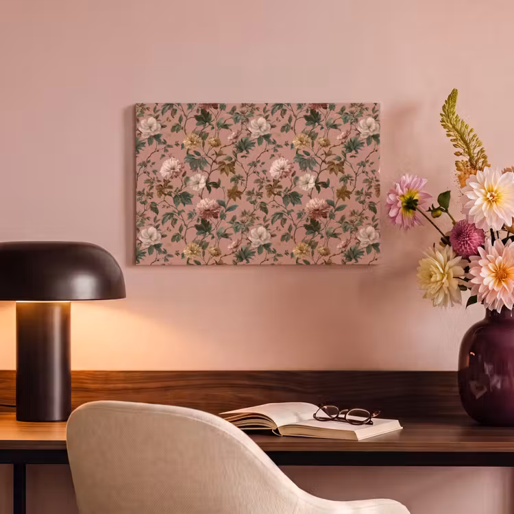 Tableau sur toile - Fleurs - Classique - Rose — 3
