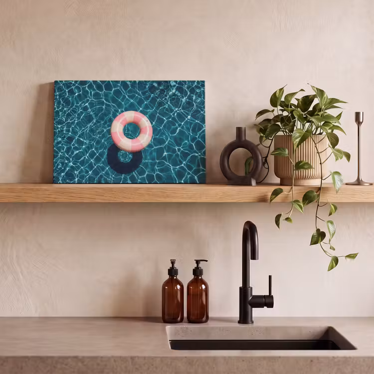 Tableau sur toile - Flotter - Pagayer - Eau — 2