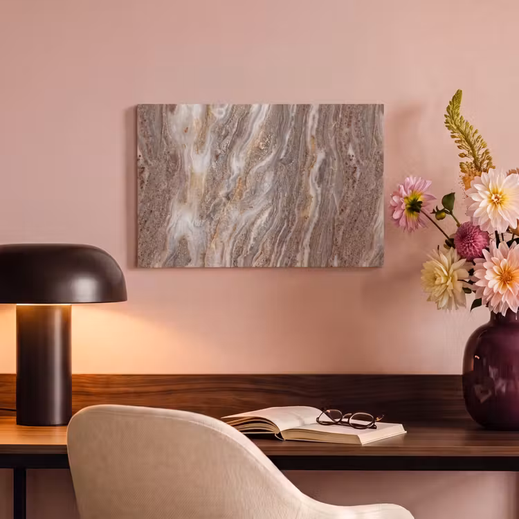 Tableau sur toile - Texture - Pierre - Abstrait - Beige — 3