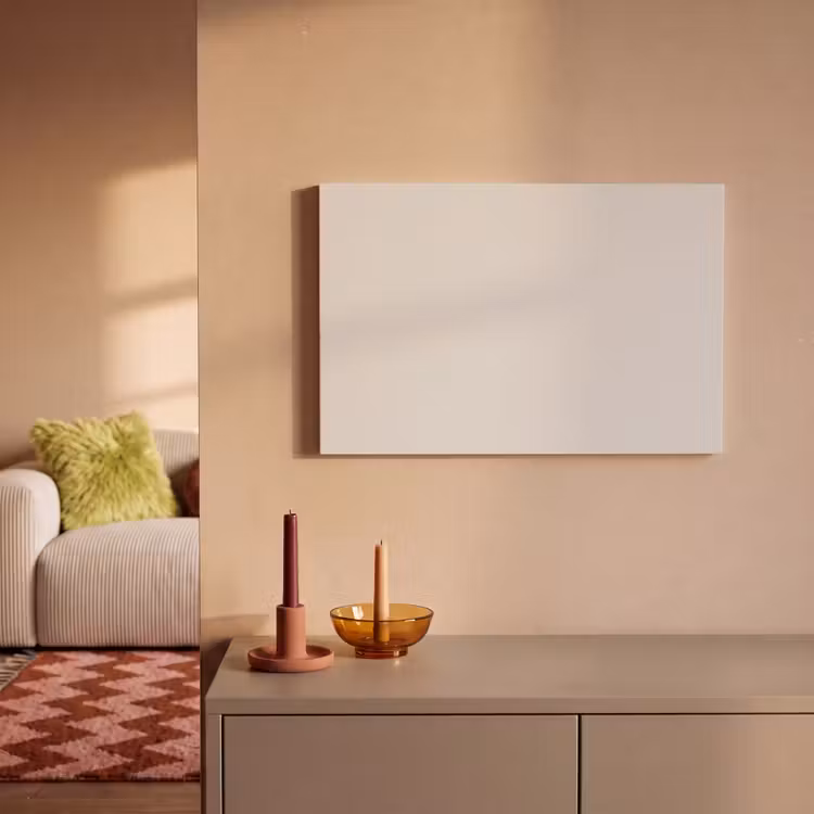 Tableau sur toile - Silent - Grès - Gris — 1