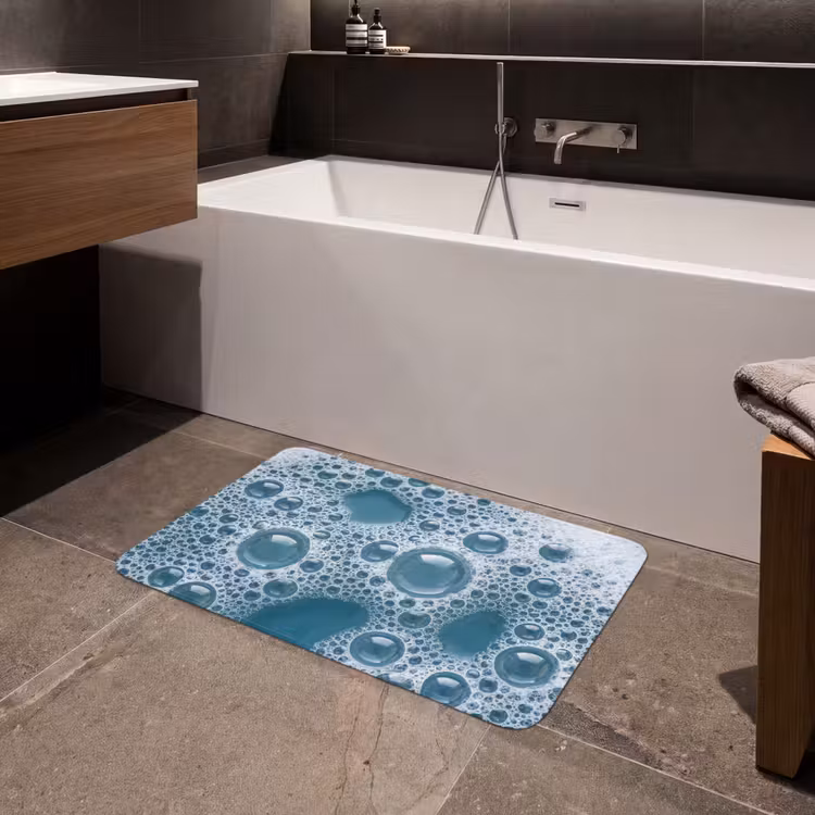 Tapis de bain- Mousse - Eau - Texture — 4