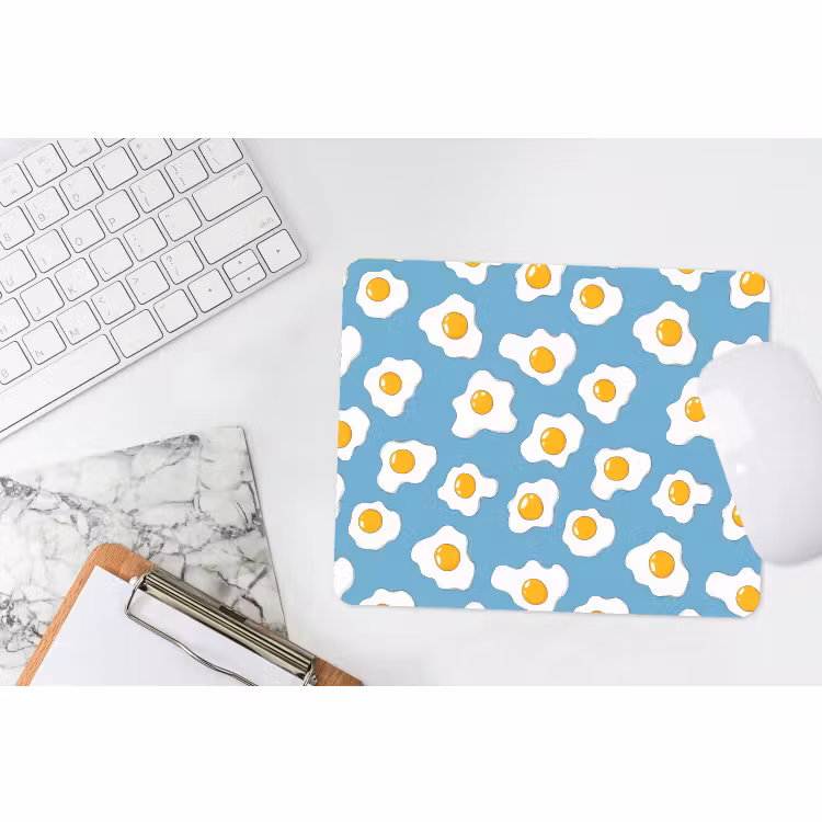 Tapis de souris- Œufs - jaunes - Bleu — 2