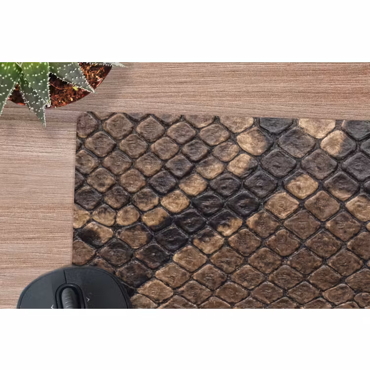 Tapis de souris- Python - Écailles - Bronze — 4