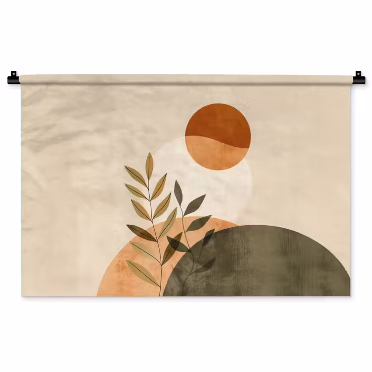 Tenture murale - Branches - Formes - Abstrait — 1