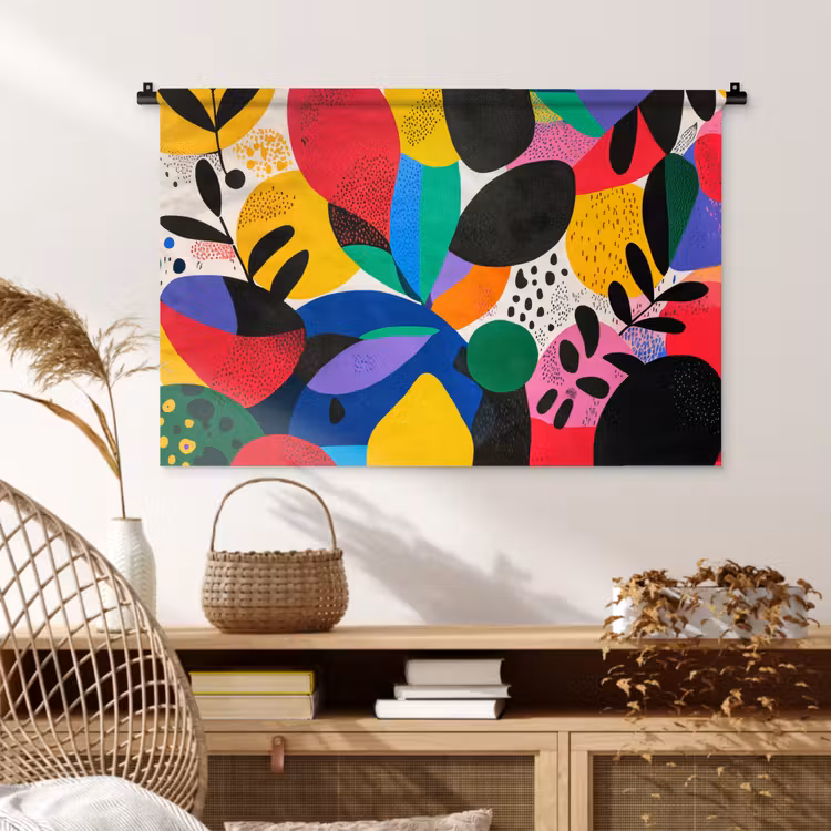 Tenture murale - Formes - Points - Coloré — 4