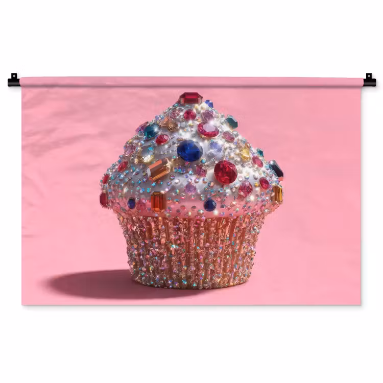 Tenture murale - Cupcake - Coloré - Gemmes — 1