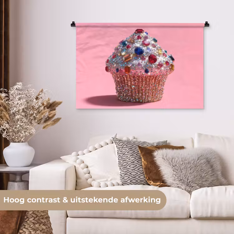 Tenture murale - Cupcake - Coloré - Gemmes — 5