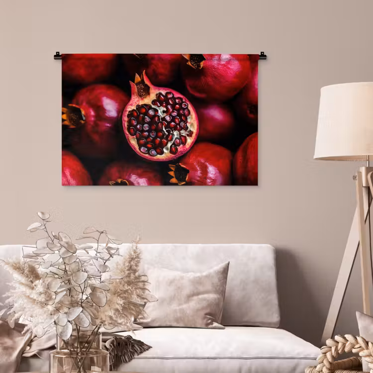 Tenture murale - Grenade - Rouge - Fruit — 2