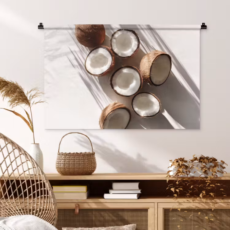 Tenture murale - Coconuts - Brown - Shade — 4